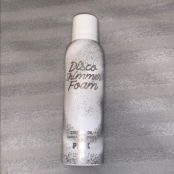 PINK Disco Shimmer Foam Mousse NWT - Picture 2 of 4